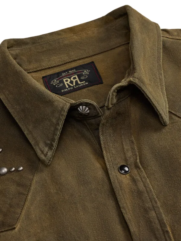 Ralph Lauren RRL スタッズ シャツ | ブラウン | FARFETCH JP