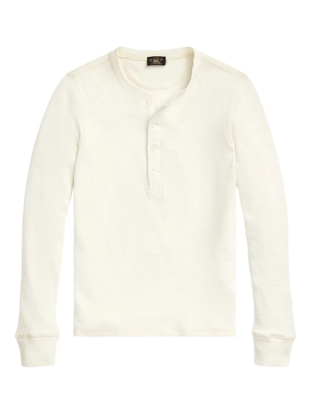 Rrl Long-sleeved T-shirt In White