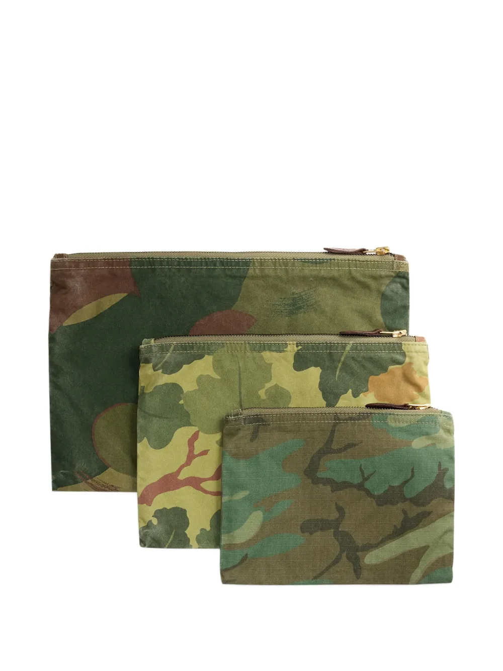 Camouflage Zip Pouch (Pack Of Three)