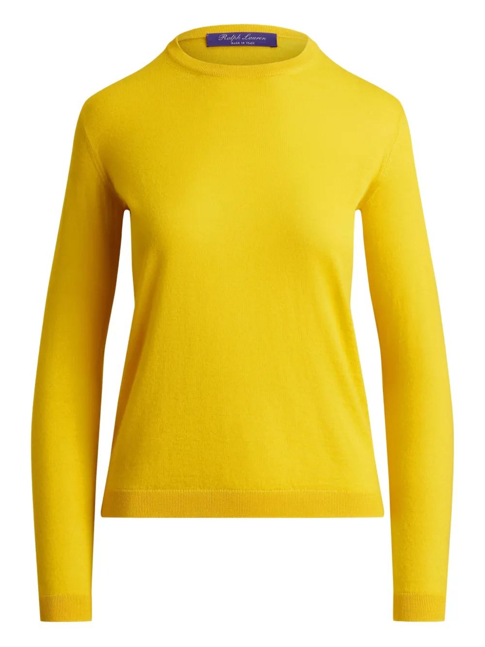 Ralph Lauren Collection crew-neck cashmere sweater - Yellow