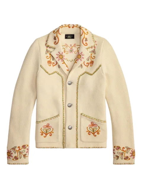 Ralph Lauren RRL floral-embroidery jacket