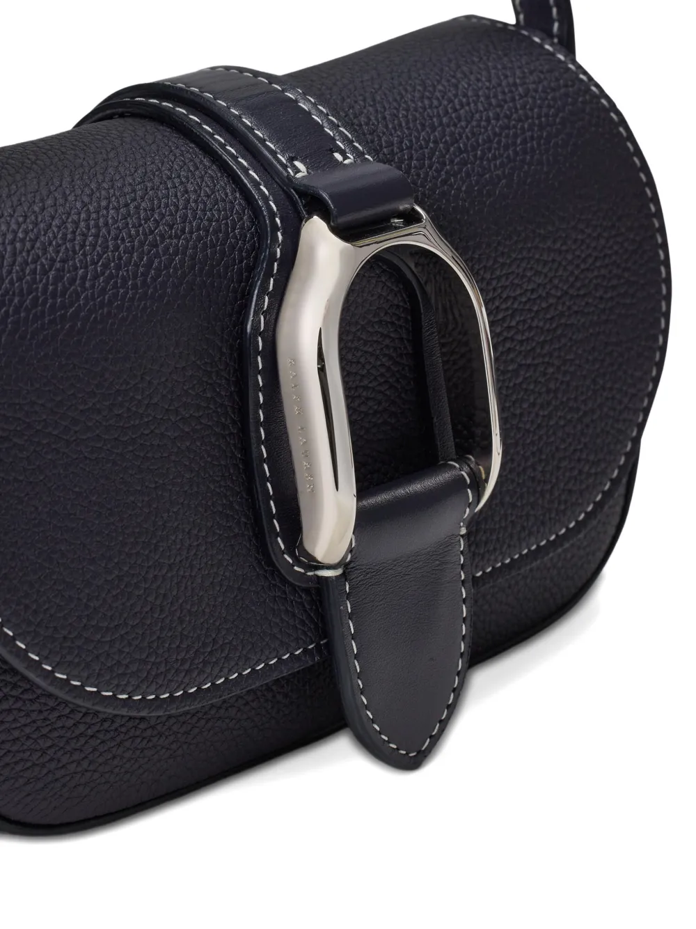 Ralph Lauren Welington Calfskin Chain Mini Bag In Blue