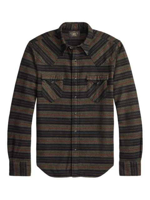 Ralph Lauren RRL striped long-sleeved shirt