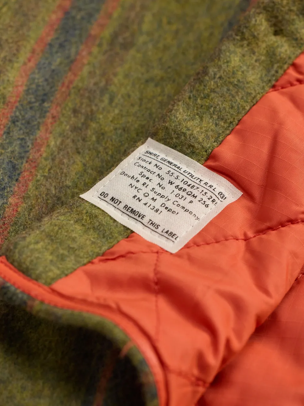 Ralph Lauren RRL Gestreept overhemd Groen