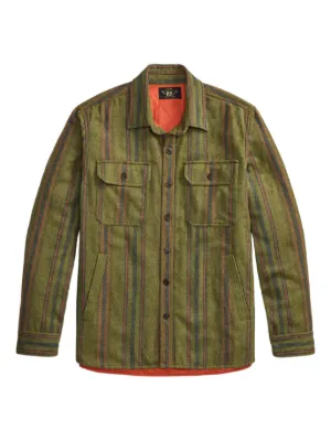 RRL Ralph Lauren M イエロー ストライプ ダブルアールエル Ralph Lauren RRL（ラルフ・ローレン・ダブルアールエル）メンズ