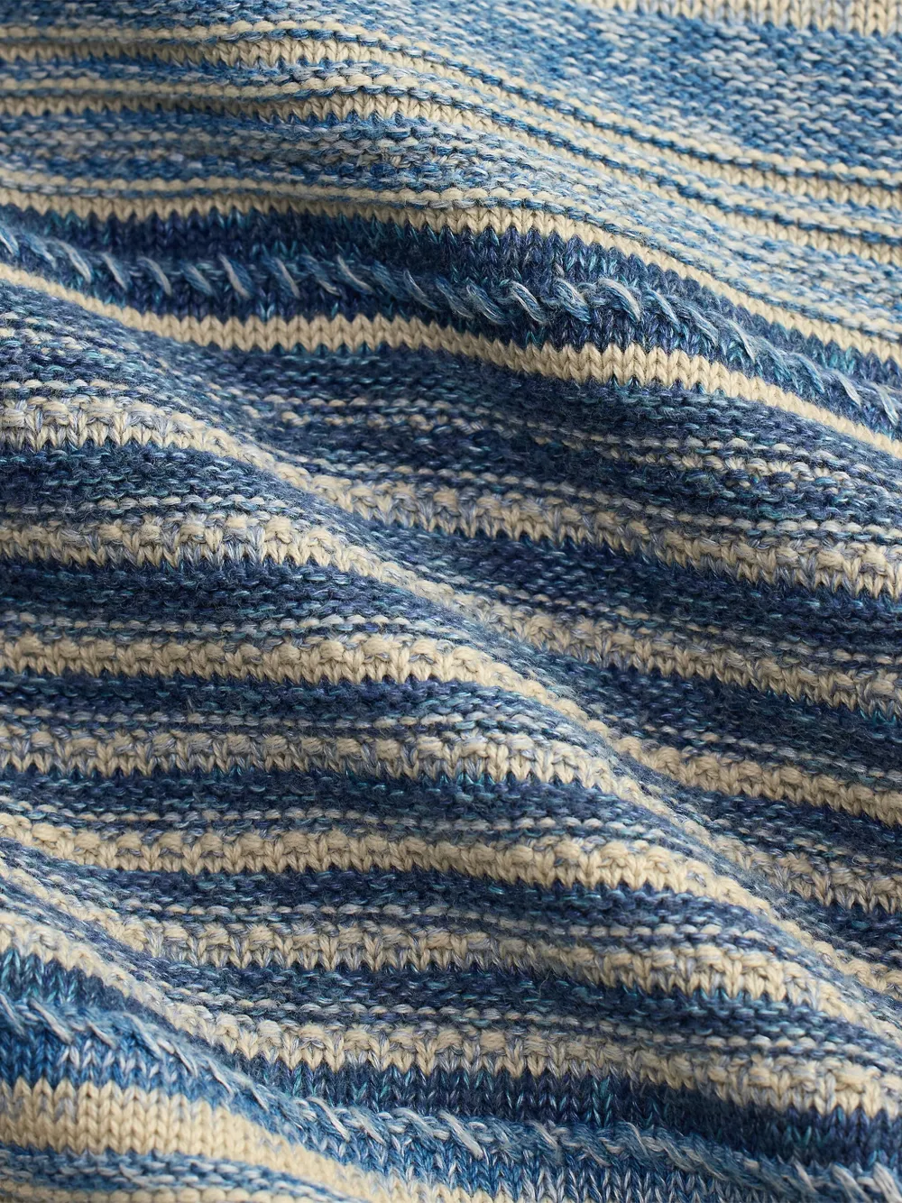 Ralph Lauren RRL Gestreept vest met knoop Blauw