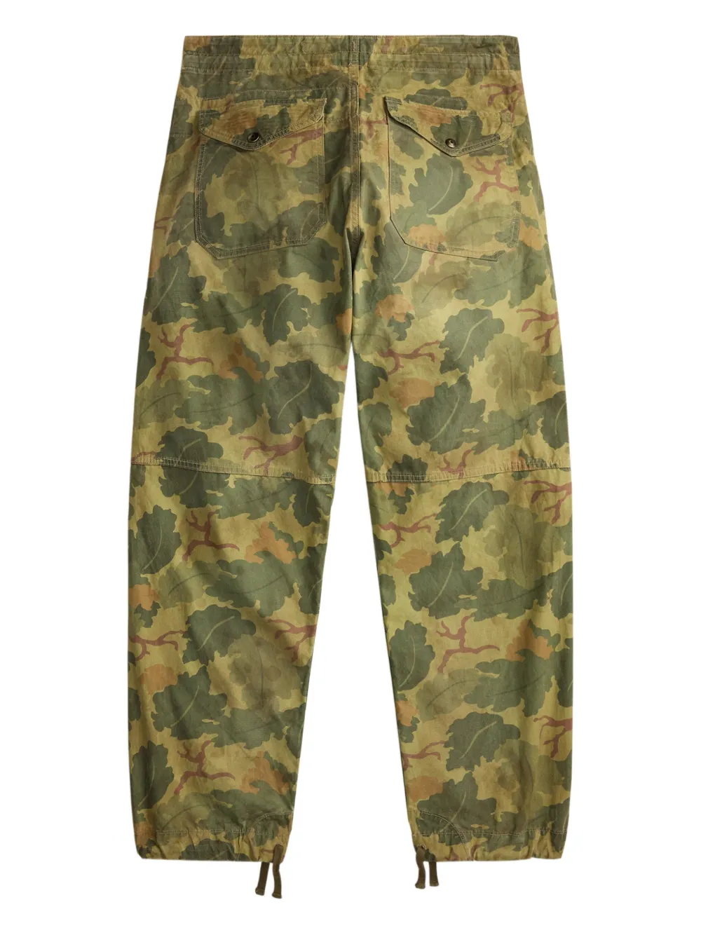 Ralph Lauren RRL Broek met camouflageprint en trekkoord - Groen