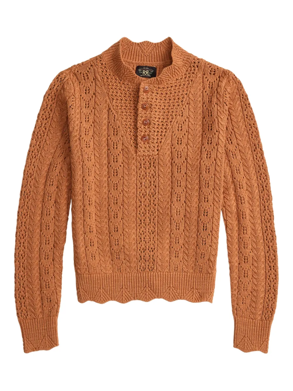 Ralph Lauren RRL Maglione traforato - Arancione