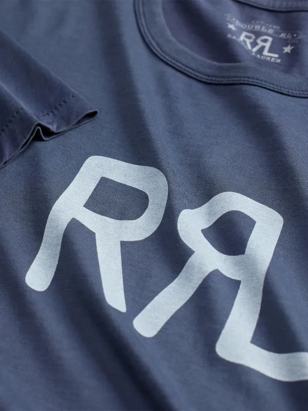 Ralph Lauren RRL ロゴ Tシャツ | ブルー | FARFETCH JP