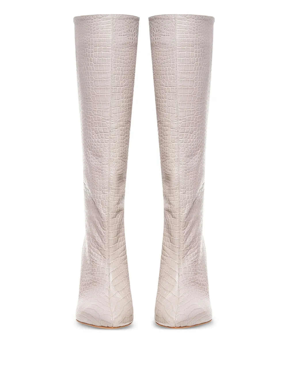 Ginissima Milla Crocodile-embossed Boots In Multi