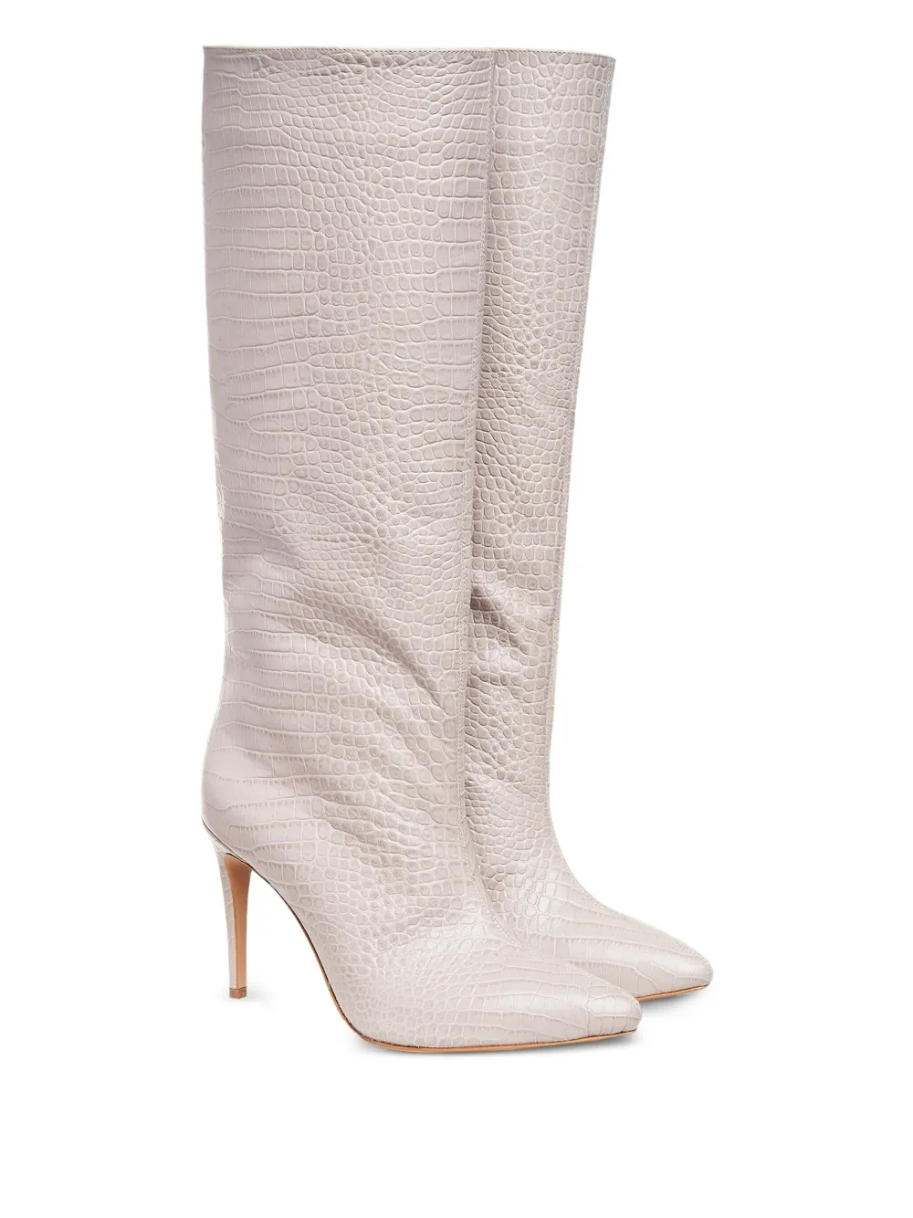 Ginissima Milla Crocodile-embossed Boots In Multi