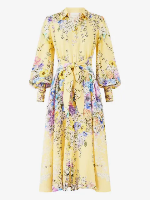 Camilla Darling Buds midi shirt dress