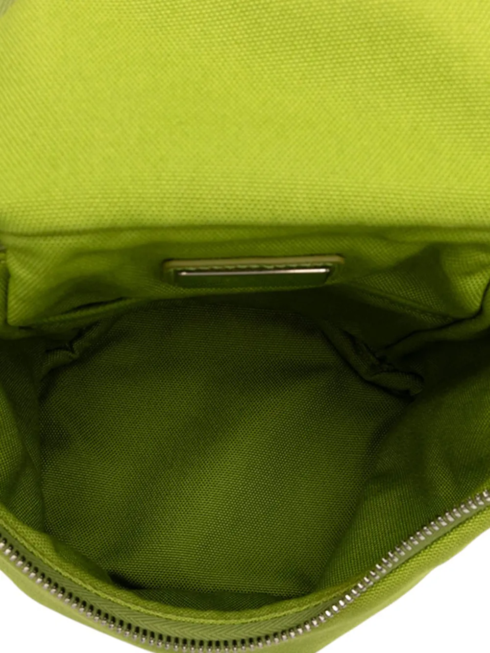 PRADA Pre-owned 2013-2025 Canvas Zipped Crossbody Bag In Green