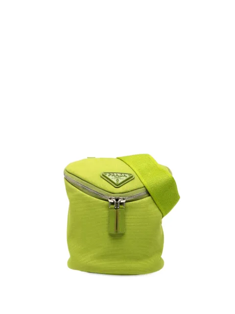 Prada Pre-Owned 2013-2025 Canvas Zipped crossbody bag