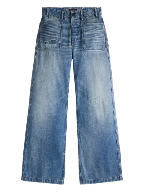 Ralph Lauren RRL jeans anchos con agujetas