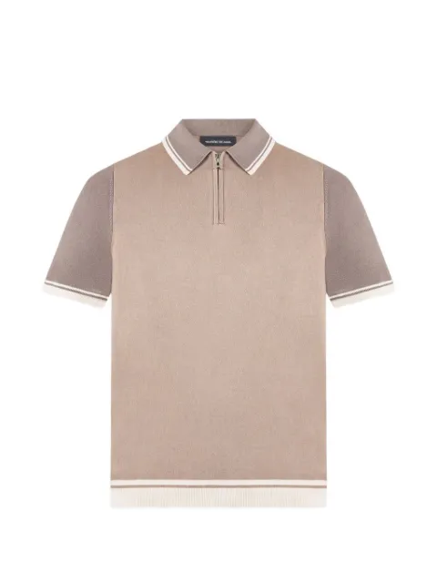 Manière De Voir polo color-block à fermeture zippée