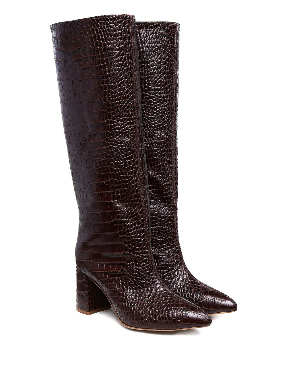 Ginissima 80mm Llona Knee-high Boots In Brown