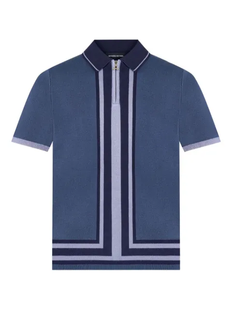 Manière De Voir рубашка поло на молнии с полосками