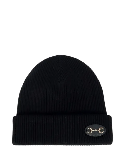 Gucci Horsebit wool beanie hat