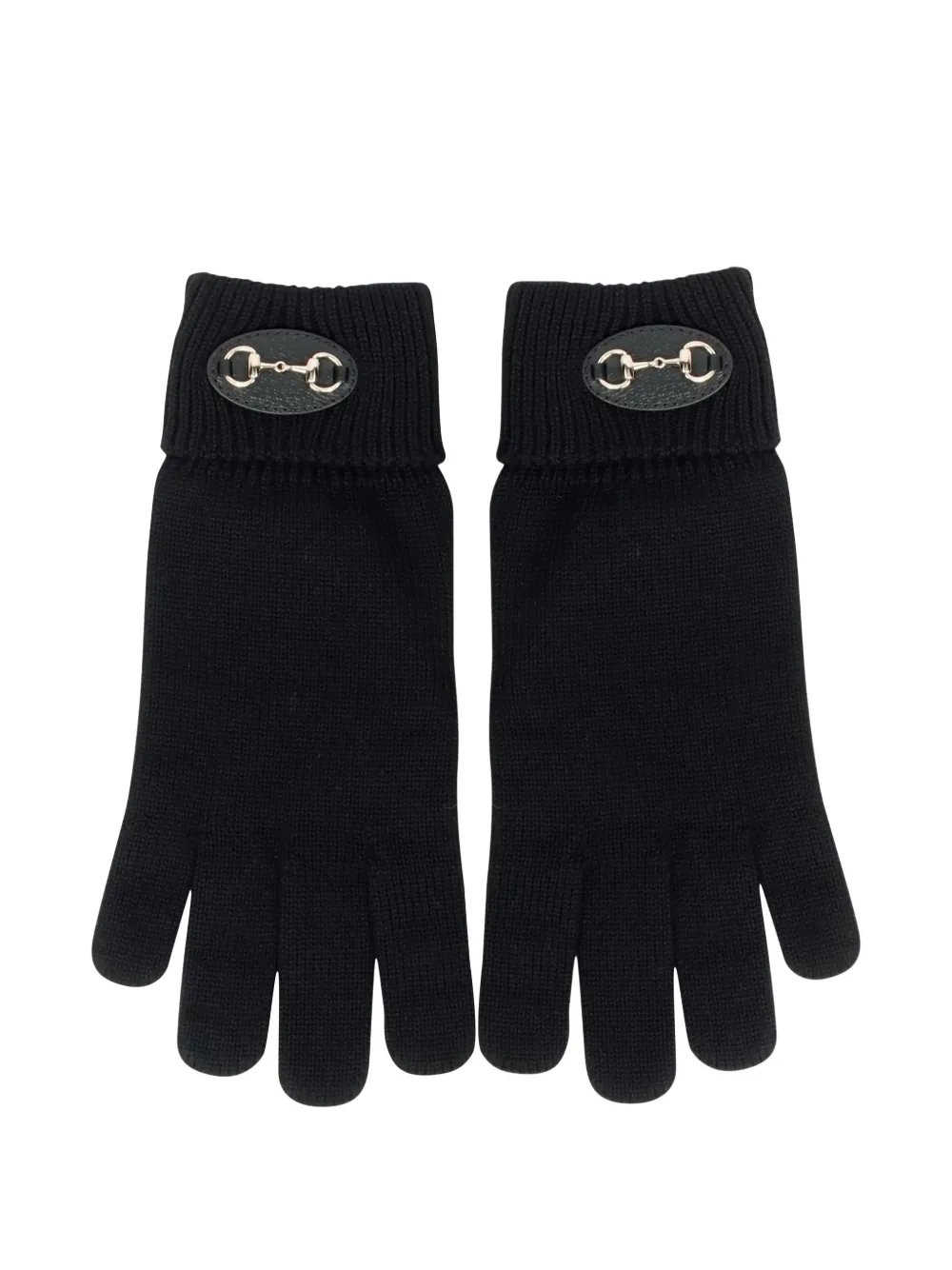 Gucci Horsebit-detail Gloves In Black