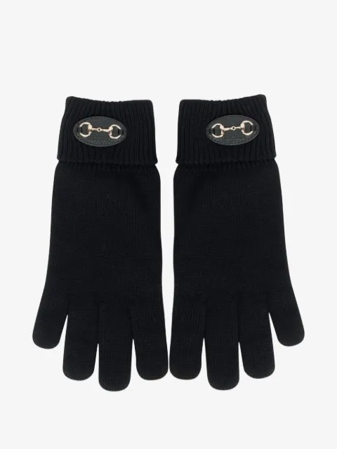 Gucci Horsebit wool gloves