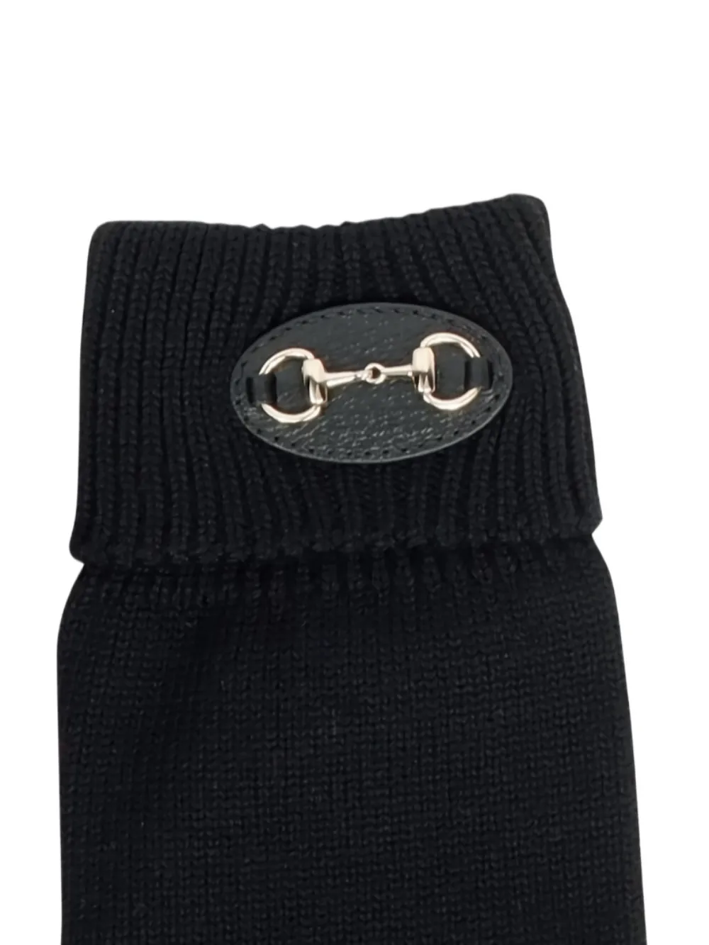 Gucci Horsebit-detail Gloves In Black