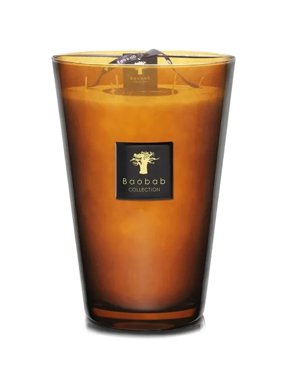 Baobab Collection Max 35 Les Prestigieuses Cuir De Russie candle - Arancione