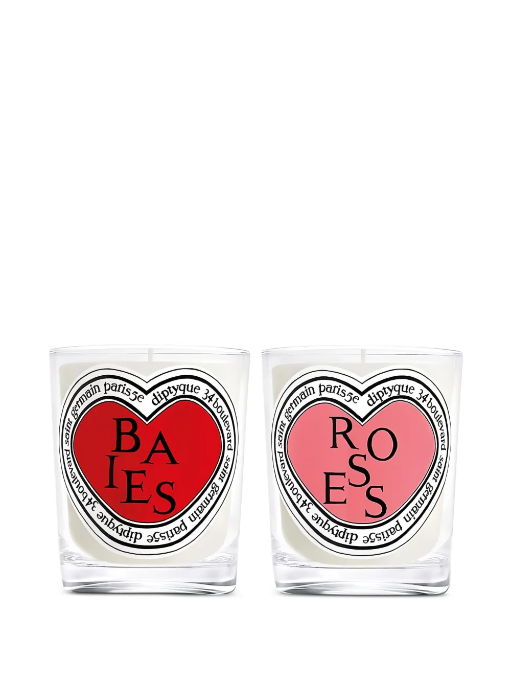 Diptyque Baies Roses Kerzen (2er-Set) | Weiß | Image 1