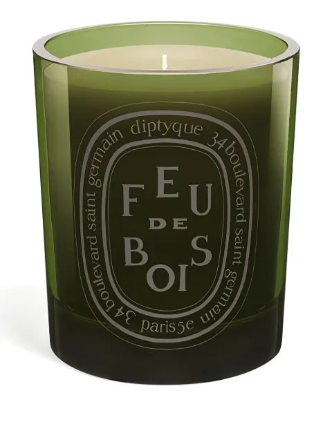 Diptyque Blown Glass Feu de Bois Candle