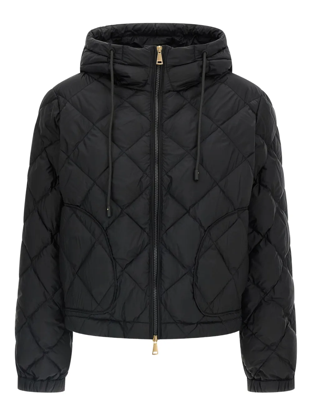 Weekend Max Mara Eris Diamond-quilted Jacket In Black