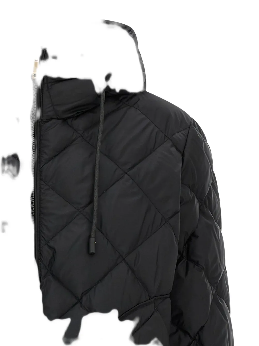 Weekend Max Mara Eris Diamond-quilted Jacket In Black