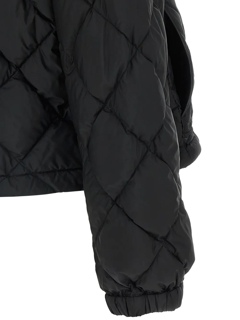 Weekend Max Mara Eris Diamond-quilted Jacket In Black