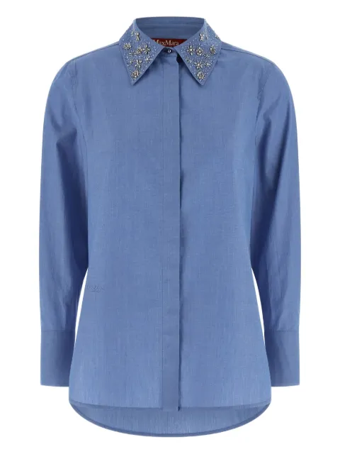 Max Mara chemise Staffa à appliqué en cristal