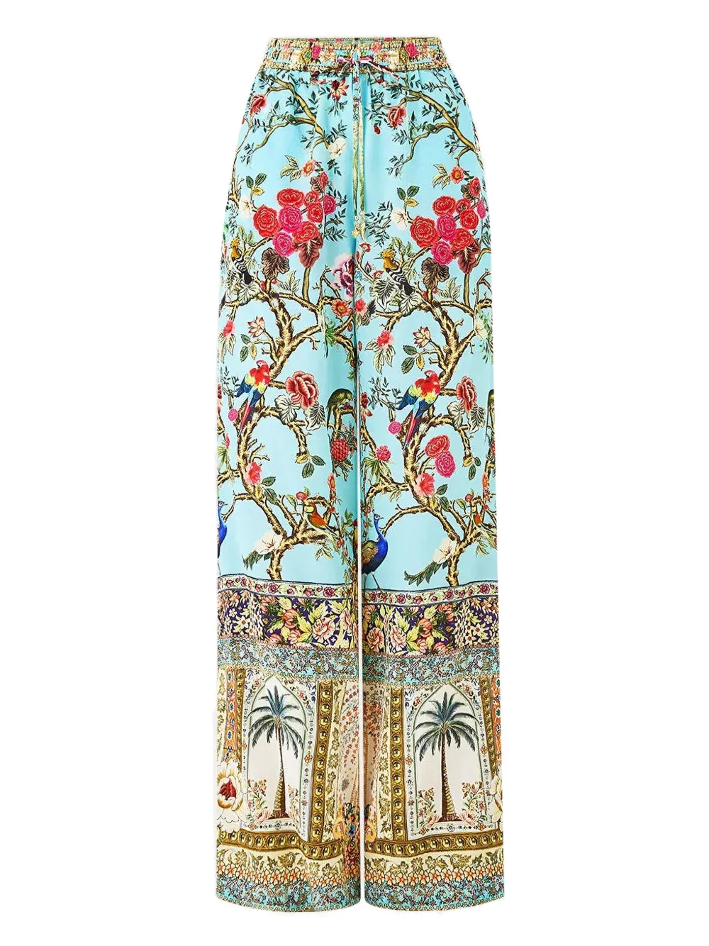 Camilla Sultans And Queens Drawstring-fastening Trousers In Multi