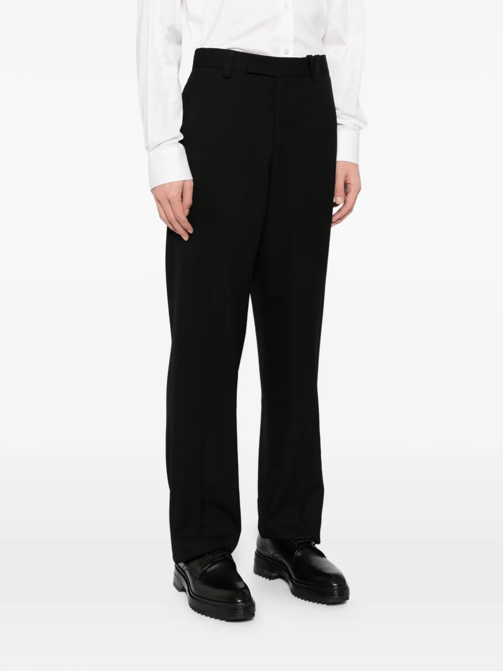 Versace Wollen pantalon Zwart