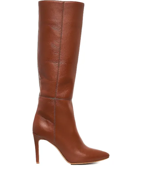 GINISSIMA 95mm Milla leather knee-high boots