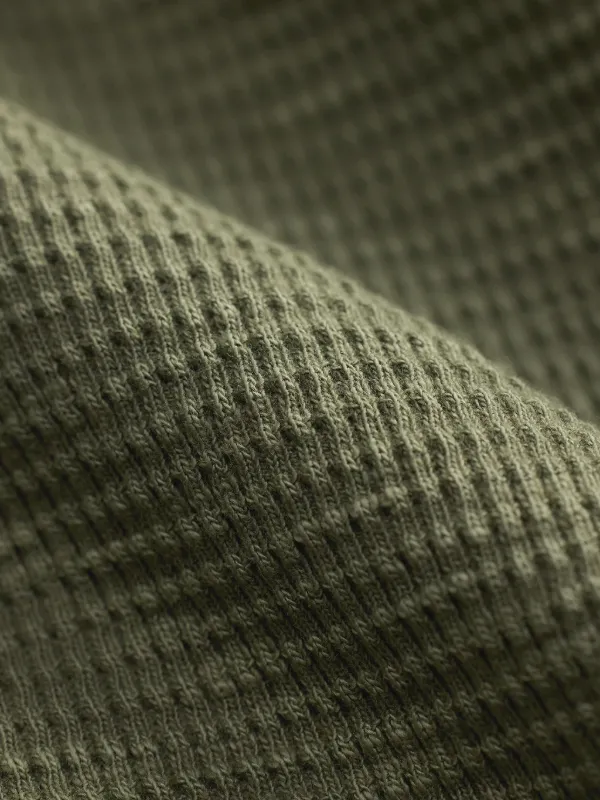 Ralph Lauren RRL Henley-neck Knitted T-shirt | Green | FARFETCH