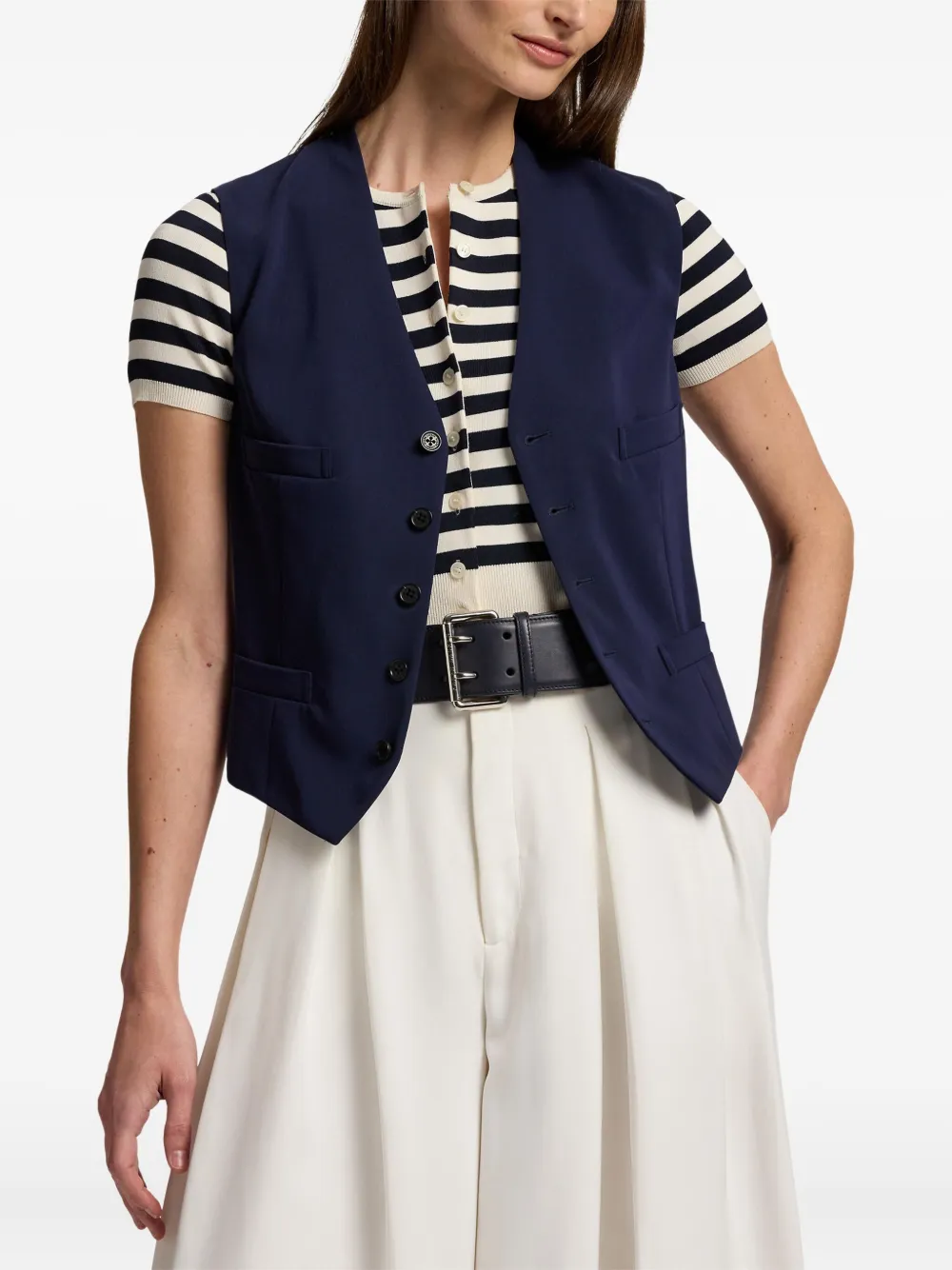 Ralph Lauren Collection Jaiden gilet Blauw