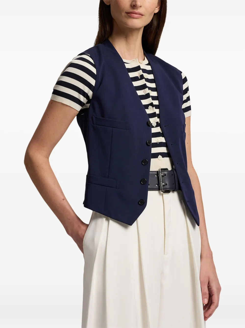Ralph Lauren Collection Jaiden gilet Blauw