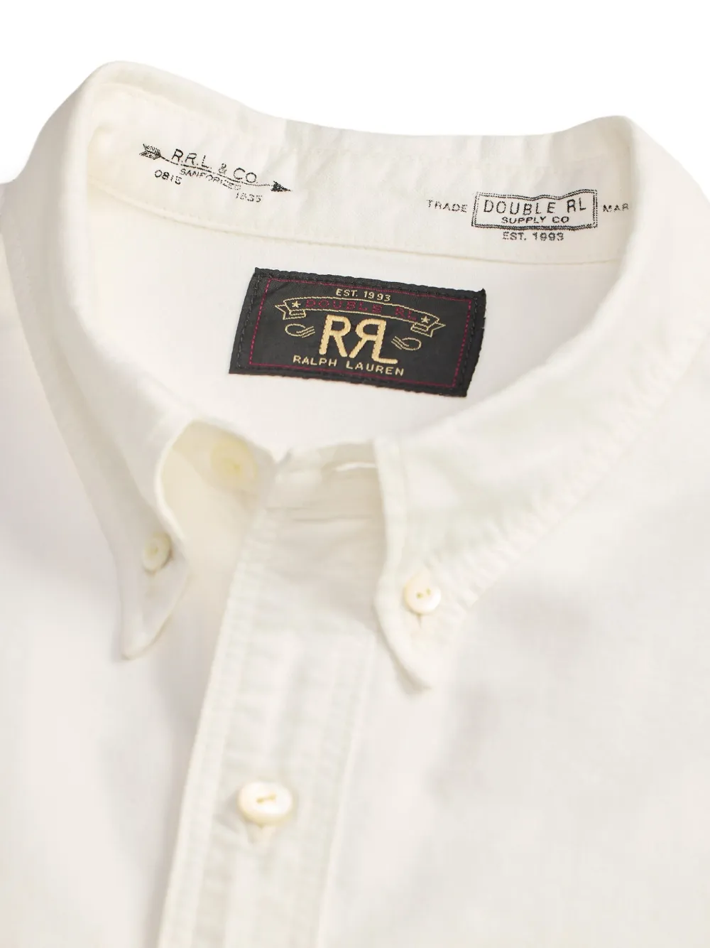 Ralph Lauren RRL T-shirt met opgestikte zak Beige
