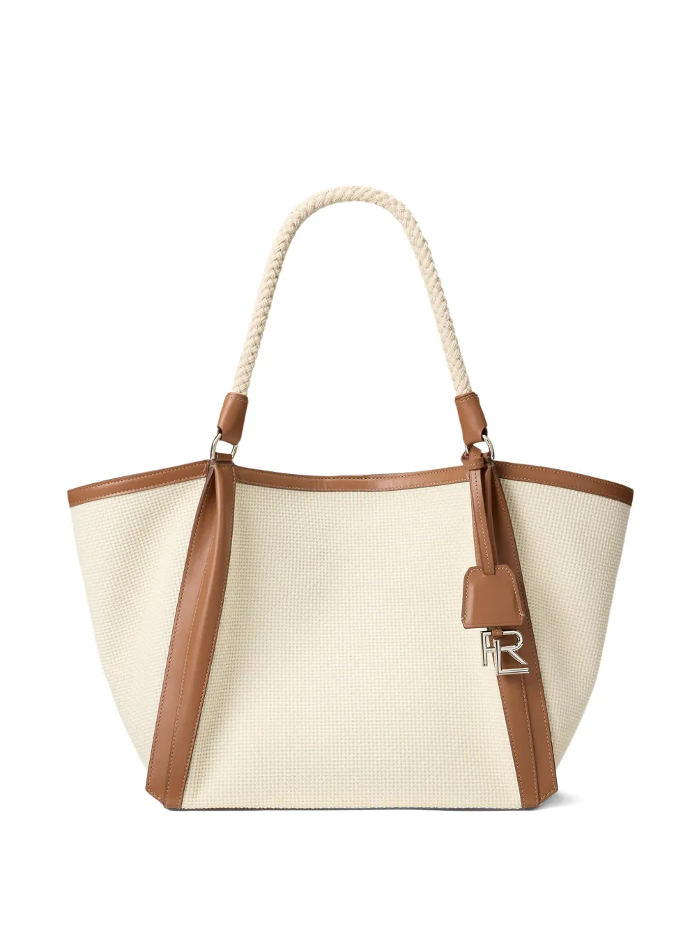 Ralph Lauren Collection Borsa tote con manici in corda - Toni neutri