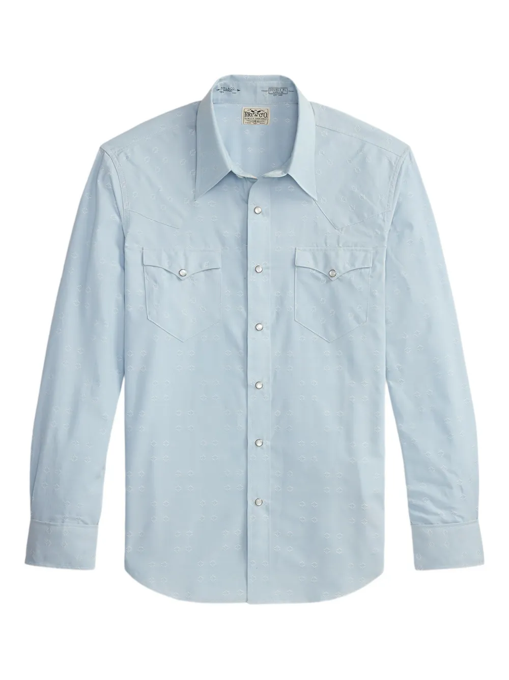 Ralph Lauren RRL Camicia in cotone con ricamo - Blu