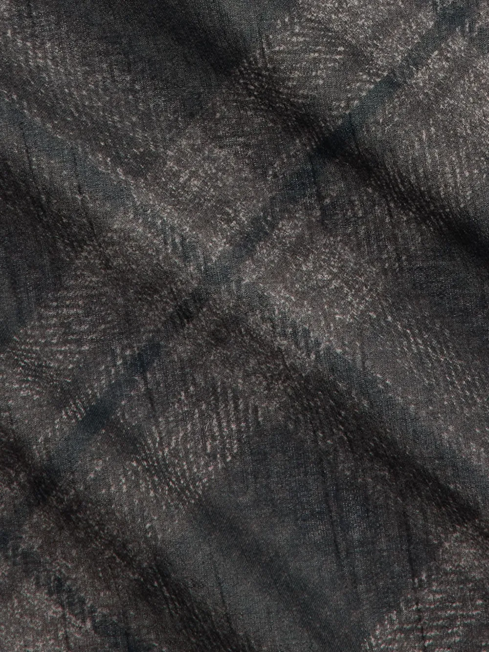 Ralph Lauren RRL Geruite blouse met ruches Grijs