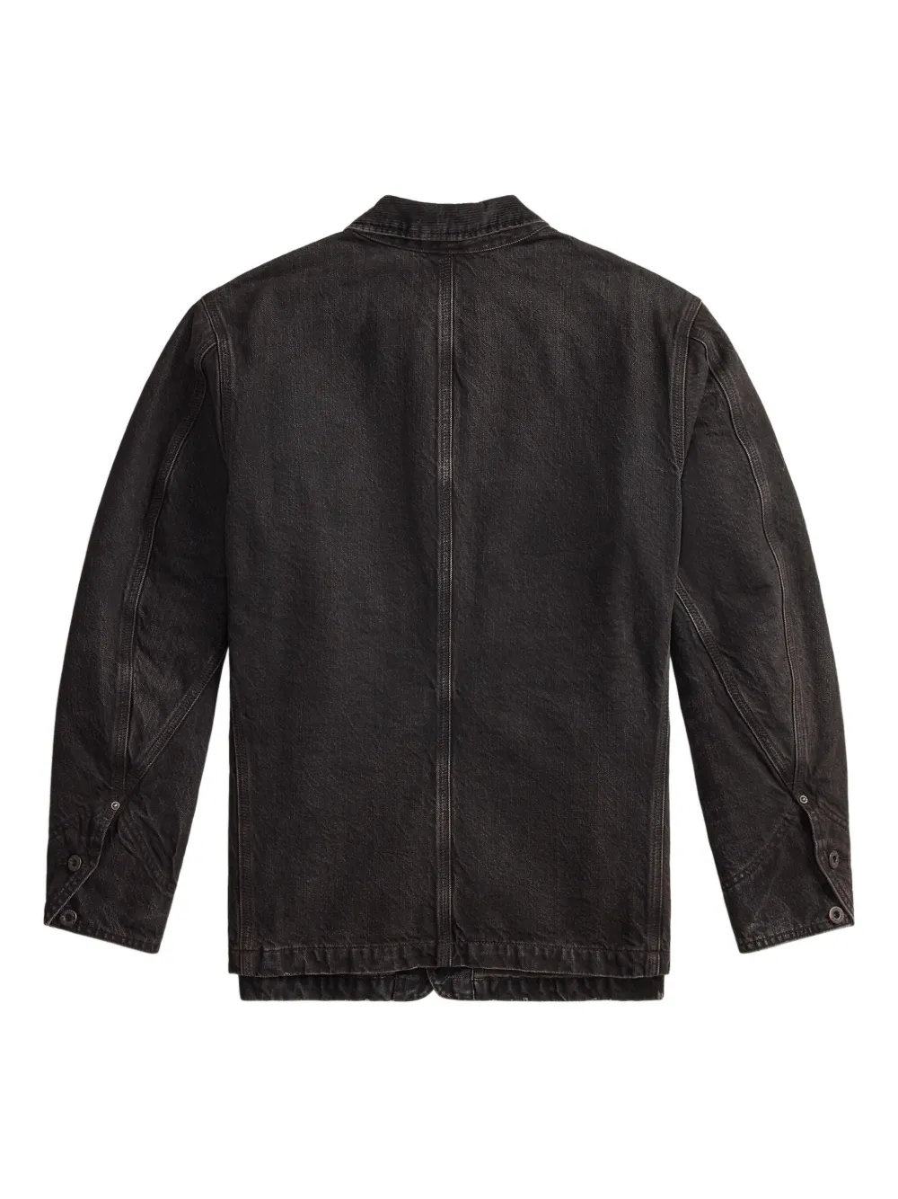  Ralph Lauren Rrl Buttoned-up Denim Overshirt - Black 