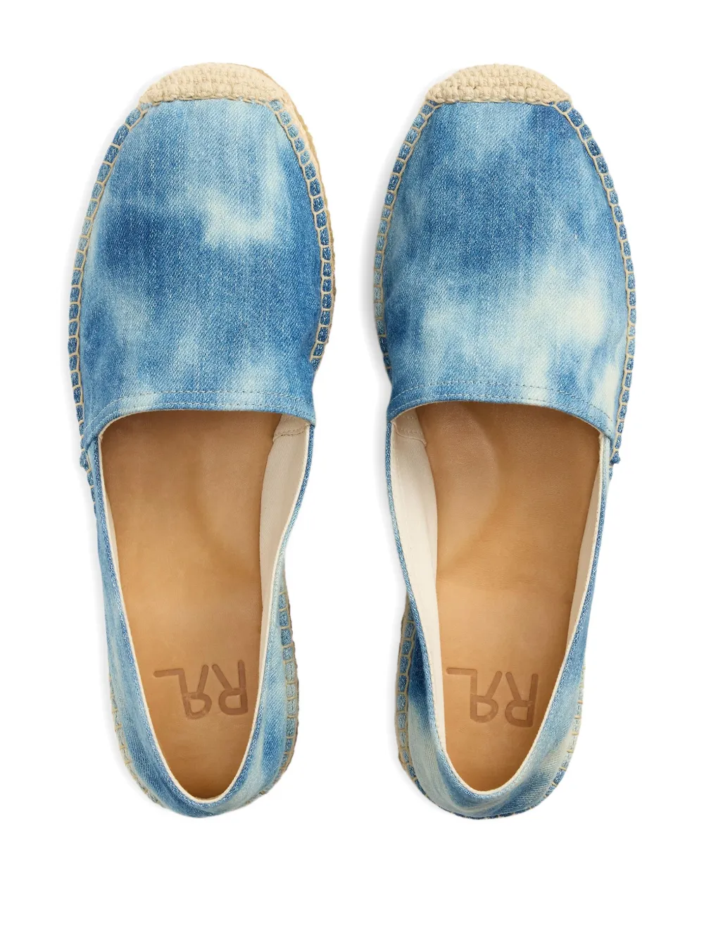 Ralph Lauren RRL Espadrilles met tie-dye print Blauw