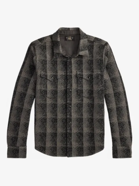 Ralph Lauren RRL checked wool overshirt