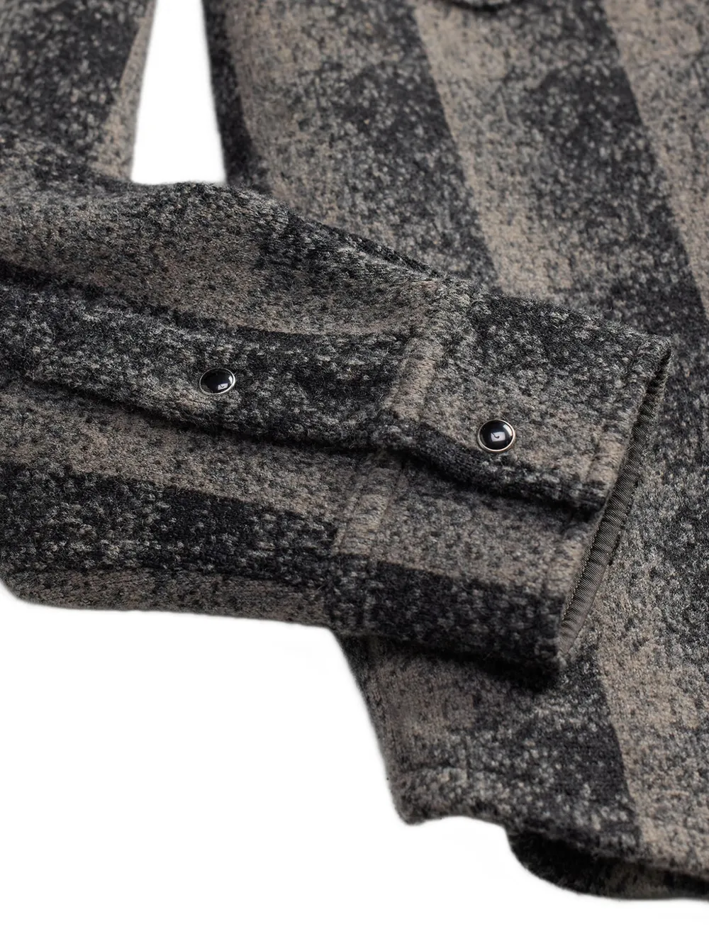 Ralph Lauren RRL Geruit wollen shirtjack Zwart