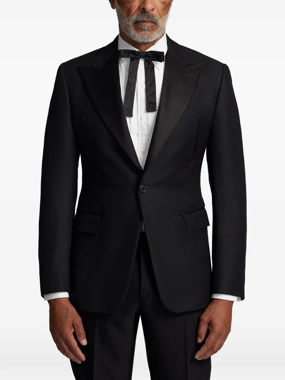 Ralph Lauren RRL Blazer con revers a lancia - Nero
