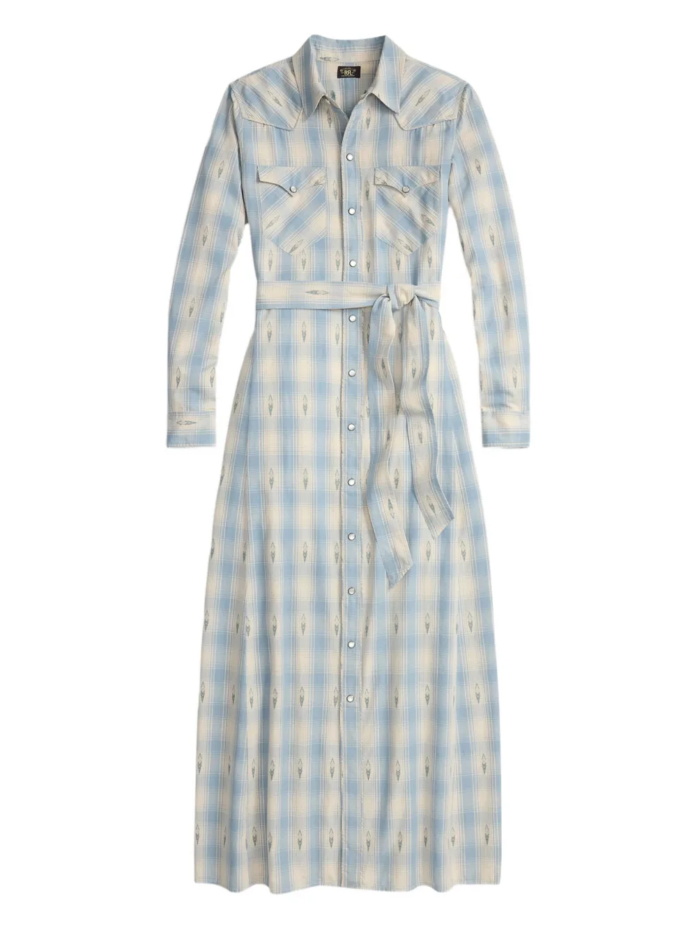 Ralph Lauren RRL Abito midi con cintura - Blu