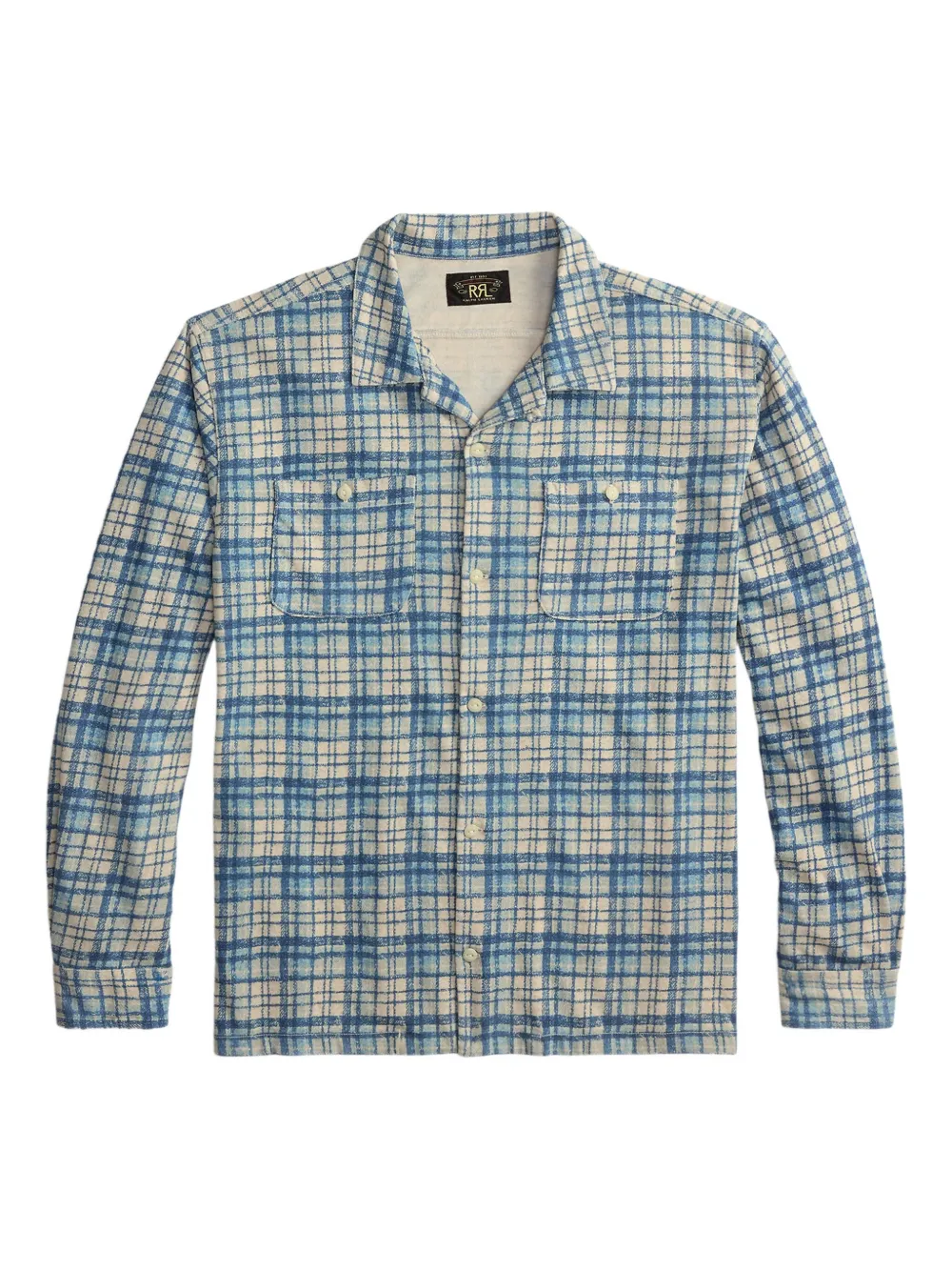 Ralph Lauren RRL Camicia a quadri a maniche lunghe - Toni neutri